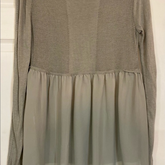 Zara‎ knit grey lightweight sweater top - Picture 4 of 6